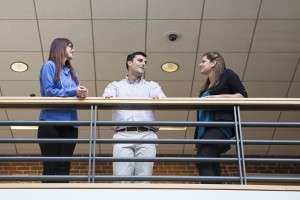 employees at work