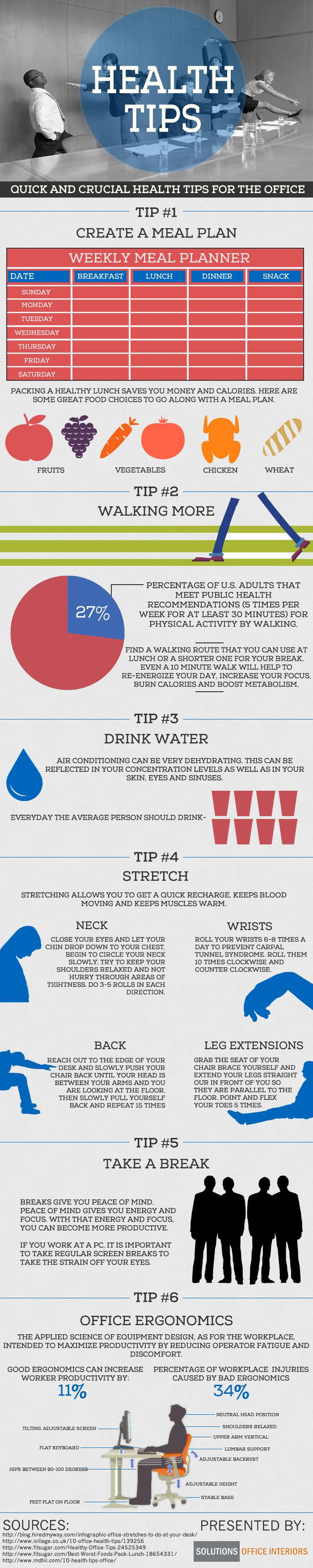 healthy tips for your office 