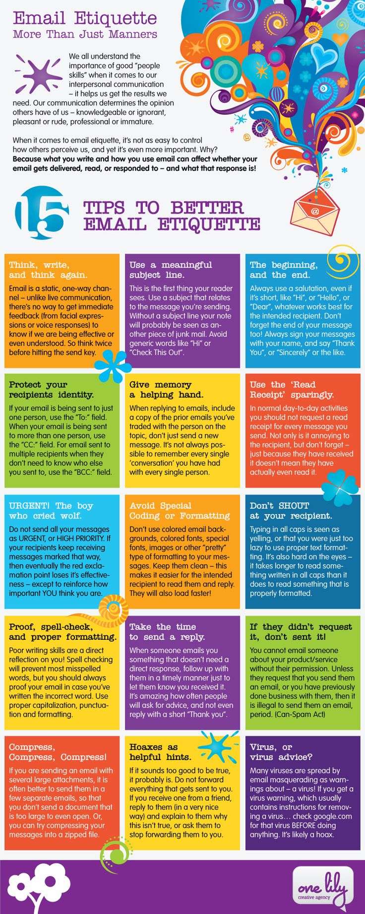 15 Tips on Writing Email for Business Communication [INFOGRAPHIC]