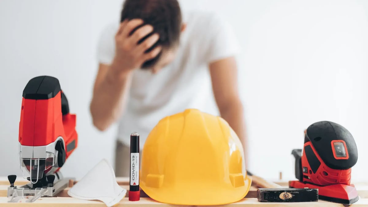 worker completely overwhelmed