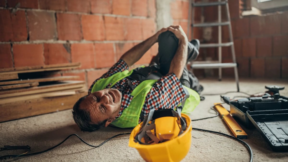 worker hurt on job site