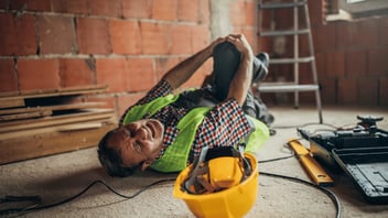 worker hurt on job site