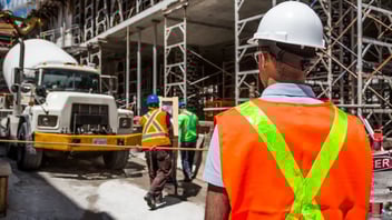 employees working on a jobsite