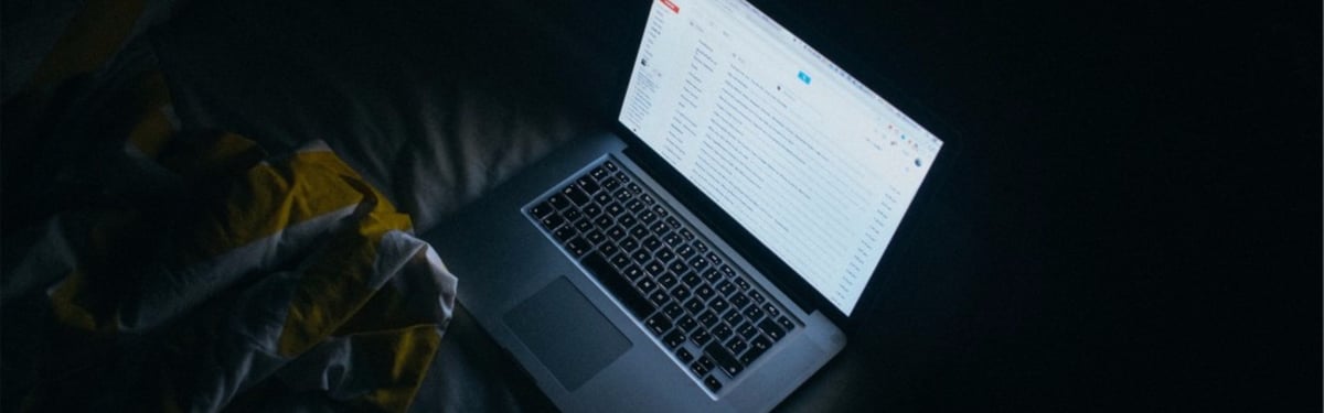 employee checking email