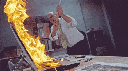 computer-fire