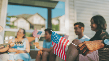 people celebrating fourth of july