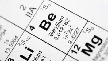 beryllium on the table