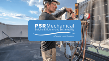 man working on hvac system