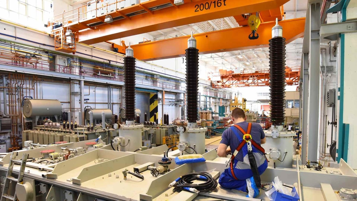 worker in plant
