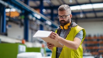osha inspector in a warehouse