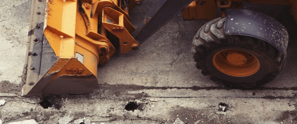 construction equipment in the field - blog image