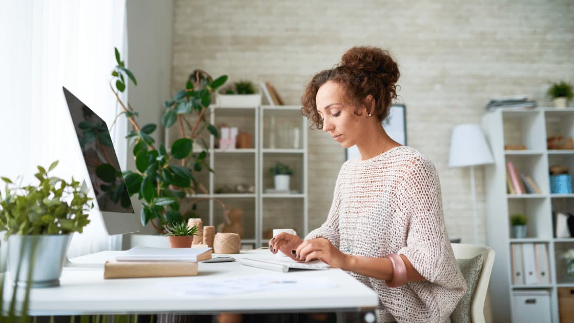 manager working from home