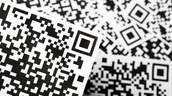 a pile of qr codes
