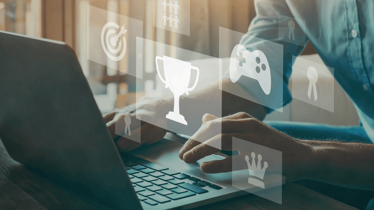 safety training and gaming on computer
