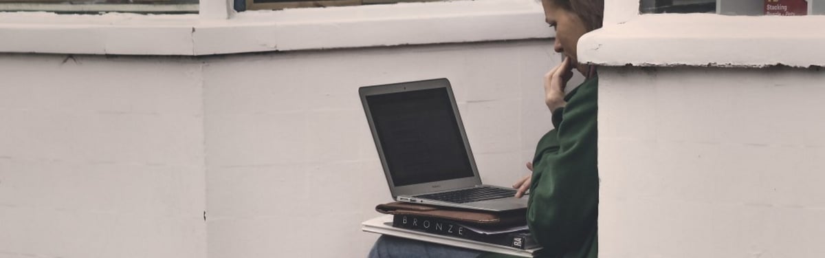 employee working at computer