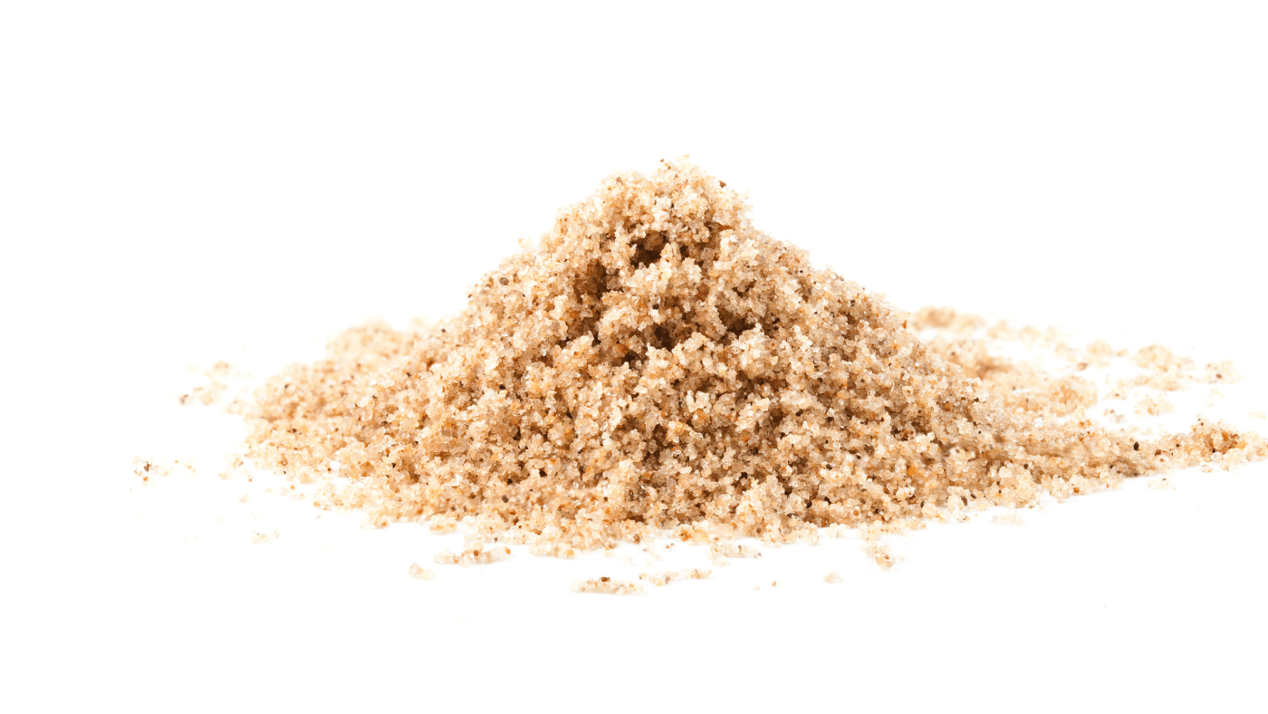 pile of silica dust