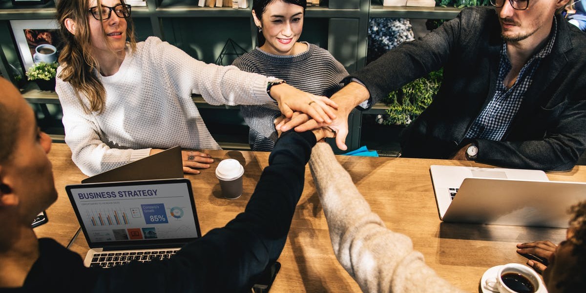hands in middle - how to learn more about workplace culture - november 2018