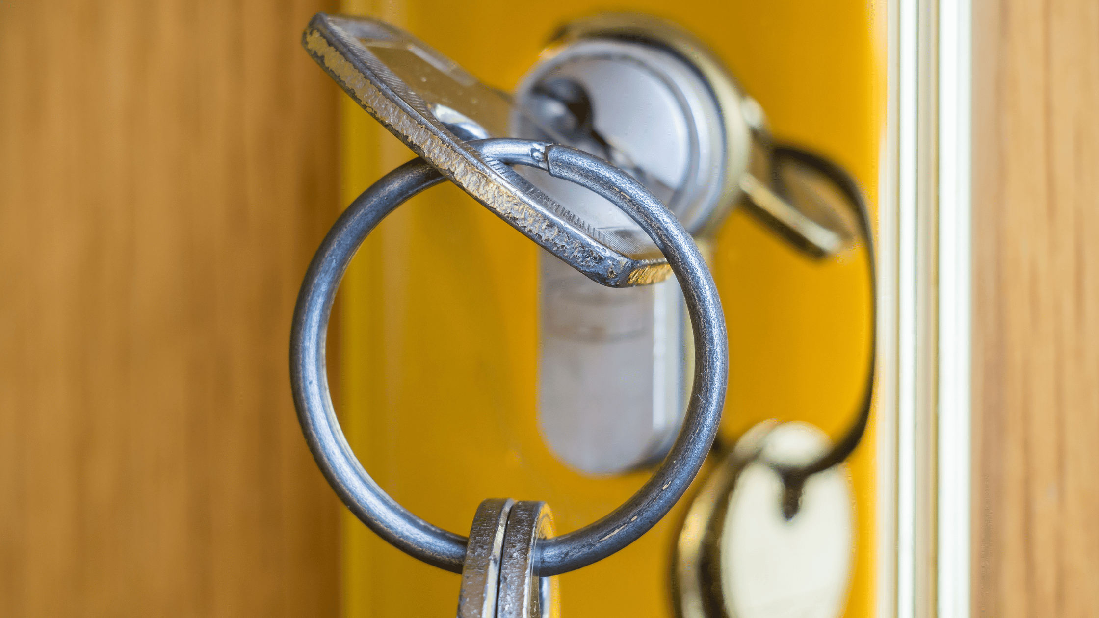 keys in a door knob